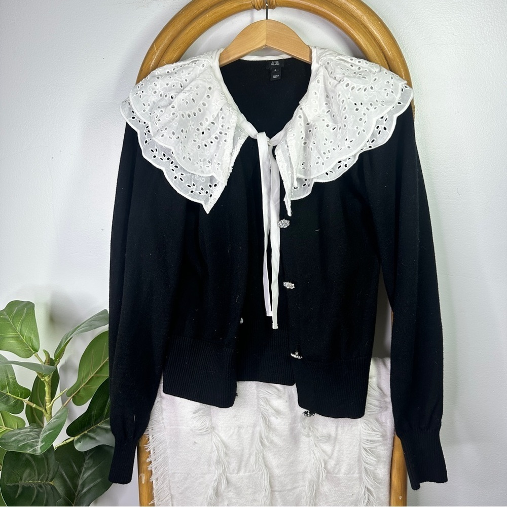 River Island Black Sweater sz 8